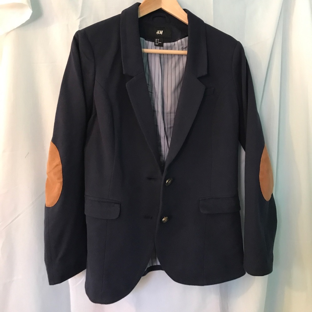 Blue H&M Rugby Jacket/Blazer