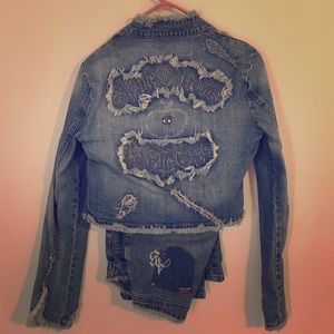 Apple bottoms denim set