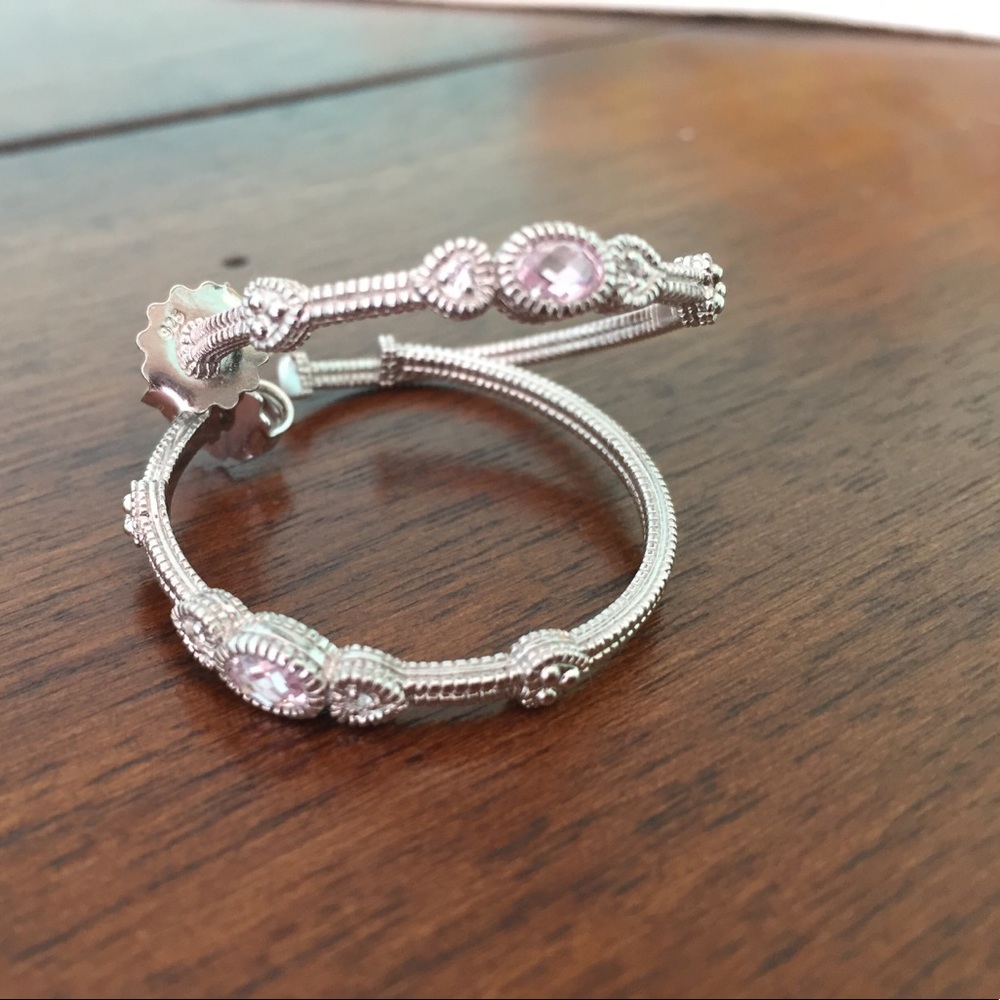 JUDITH RIPKA hoop earrings