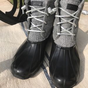Sperry Duck boots.