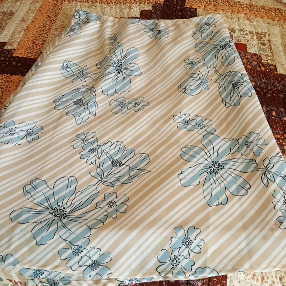 Beautiful skirt with flowers