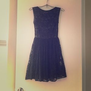 Silky lace dress