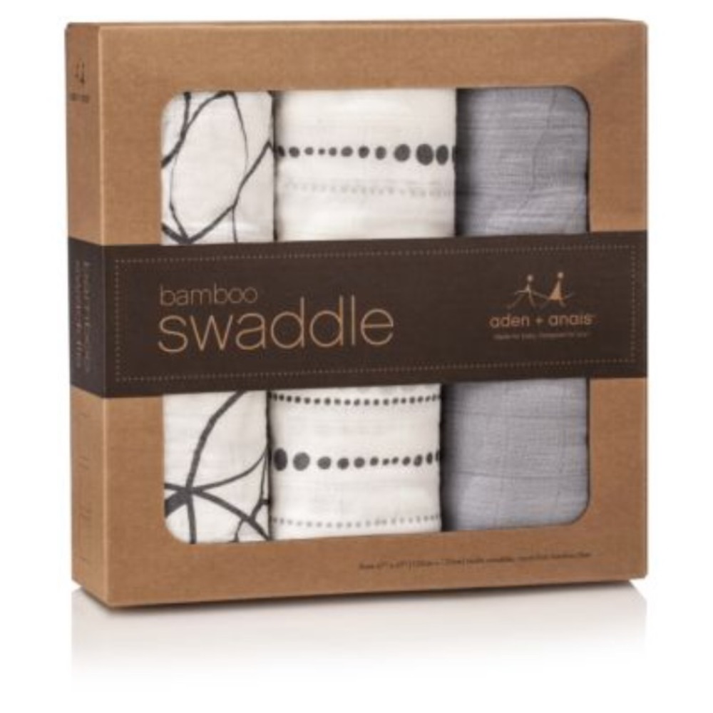 Aden + Anais Moonlight Bamboo Swaddles Set of 3