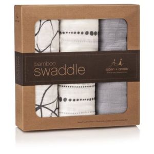 Aden + Anais Moonlight Bamboo Swaddles Set of 3