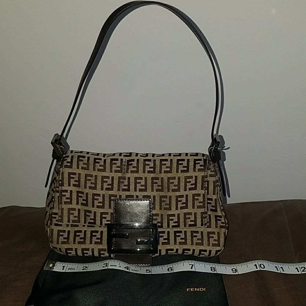 💯Authentic Fendi Zucca handbag