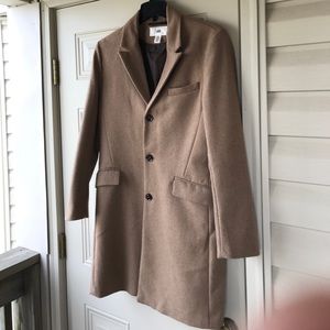 H&M/David Beckham Wool Camel overcoat.