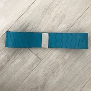 DVF turquoise belt