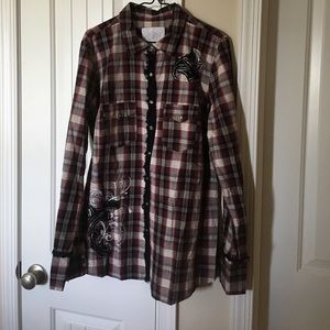 Plaid western shirt
