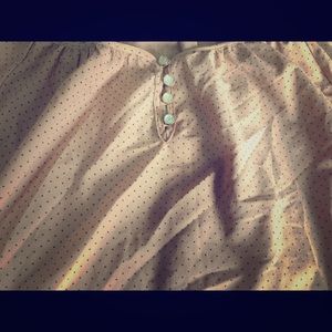 BKE off shoulder chiffon blouse