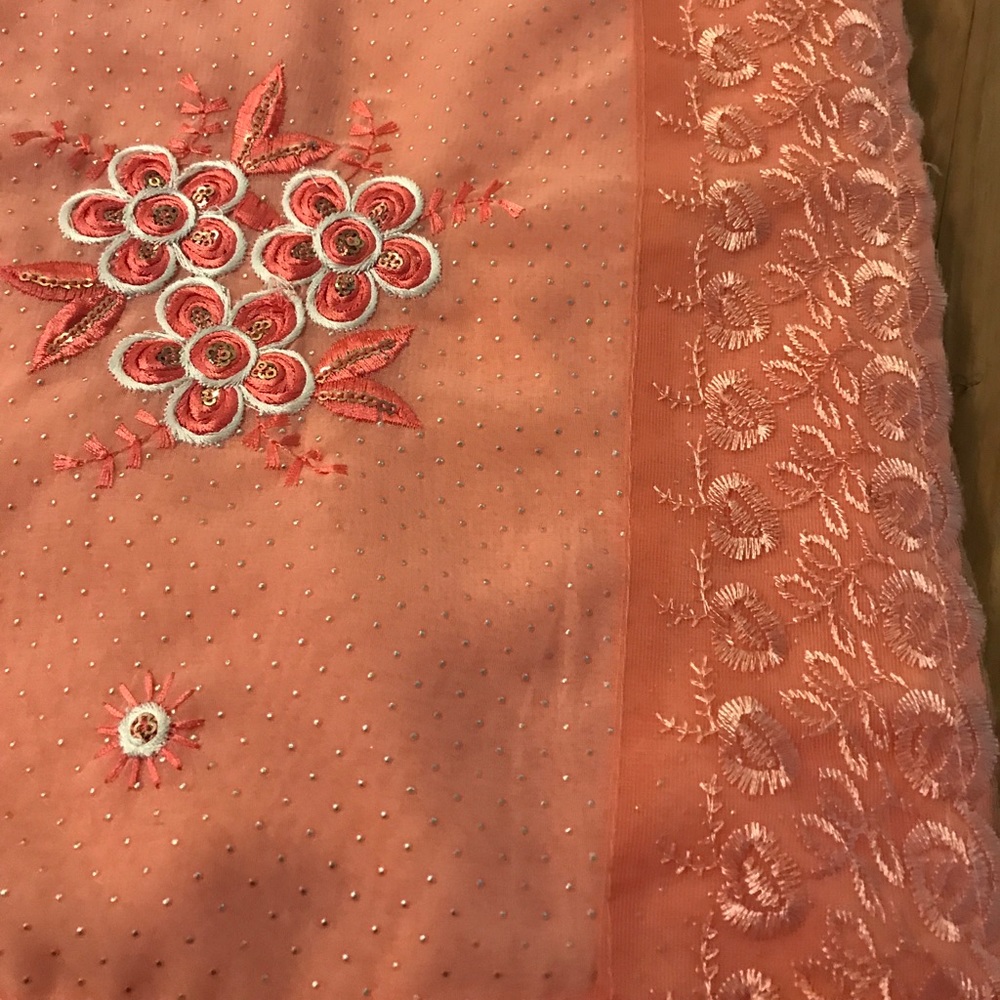 Pink Designer Indian Saree - Picture 4 of 7
