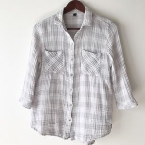 Seven7 button down | plaid | small
