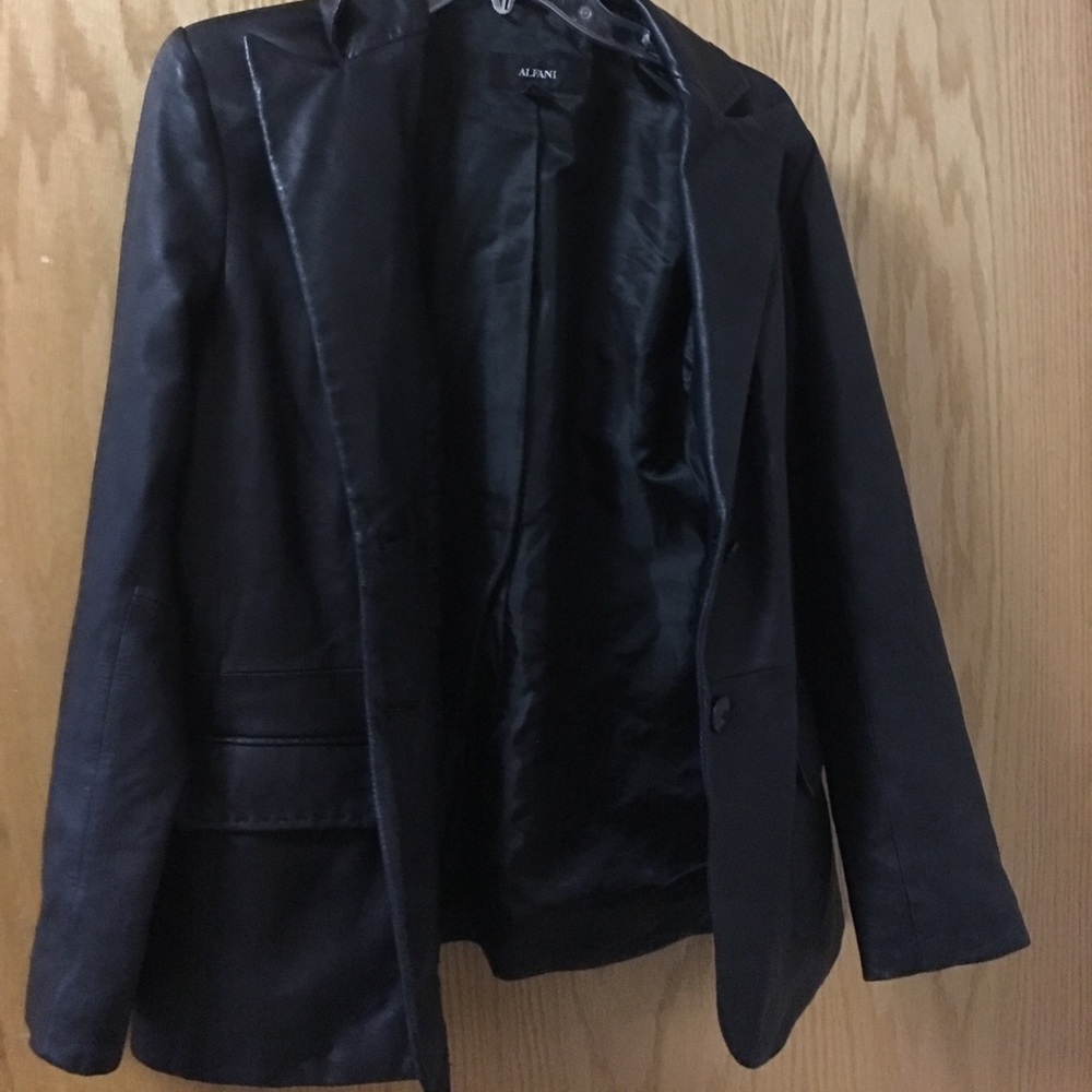 Alfani women's leather jacket