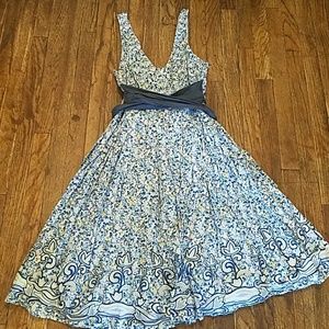 Blue Floral Dress