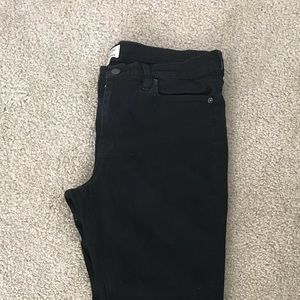 JCrew matchstick black jeans size 32