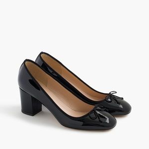 $218 retail J.Crew Sofia patent leather pumps