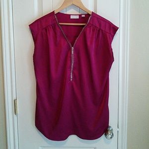 Hot pink blouse