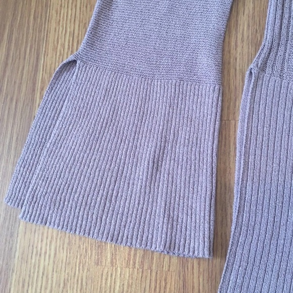 Free People Tunic Knit Top Crisscross Bell Sleeves - Picture 2 of 3