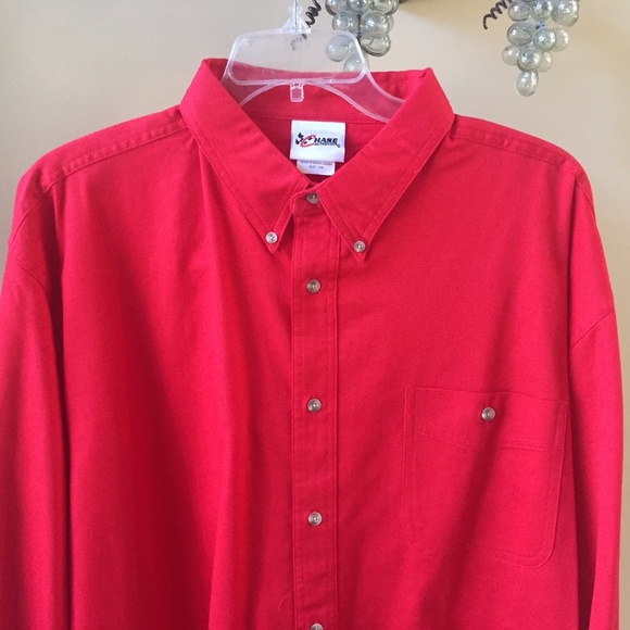 Chase Authentics Red NASCAR Uniform Work Shirt 2X - Picture 2 of 8