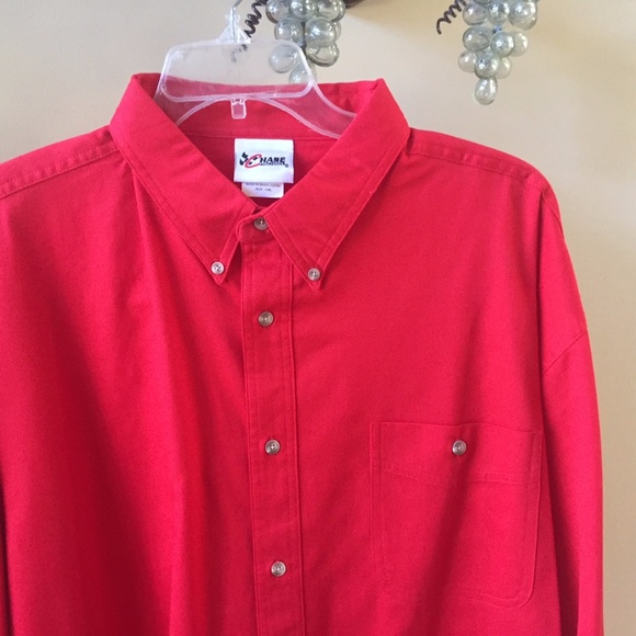 Chase Authentics Red NASCAR Uniform Work Shirt 2X - Picture 5 of 8