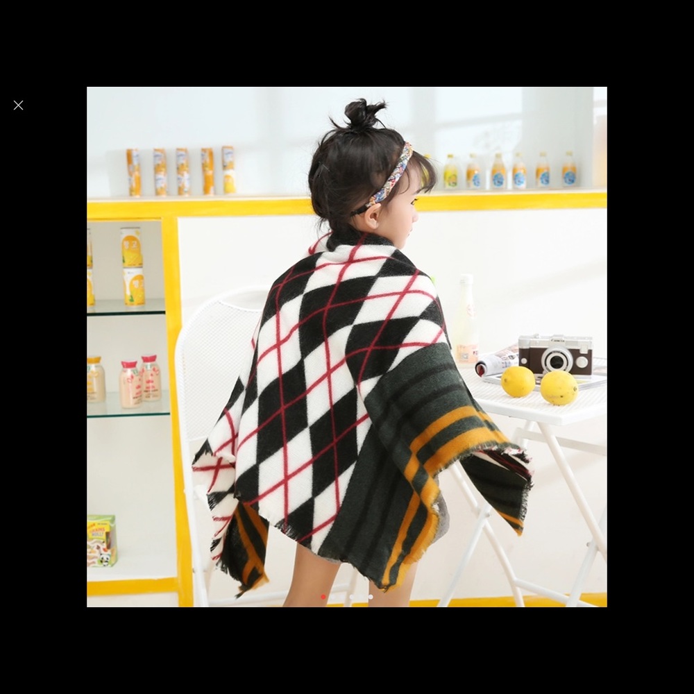 Beautiful plaid shawl