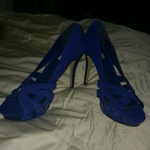 Steve Madden NWT Blue Heels