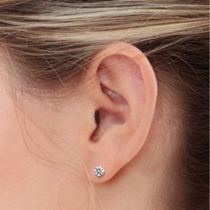 Nadri .5-carat cubic zirconia silver stud earrings