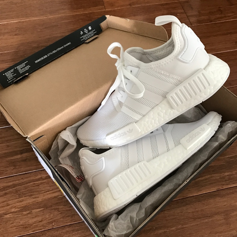 Adidas NMD Triple White womens size 6.5