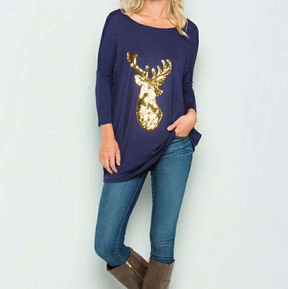 Plus Size Christmas Tunic - Picture 1 of 4