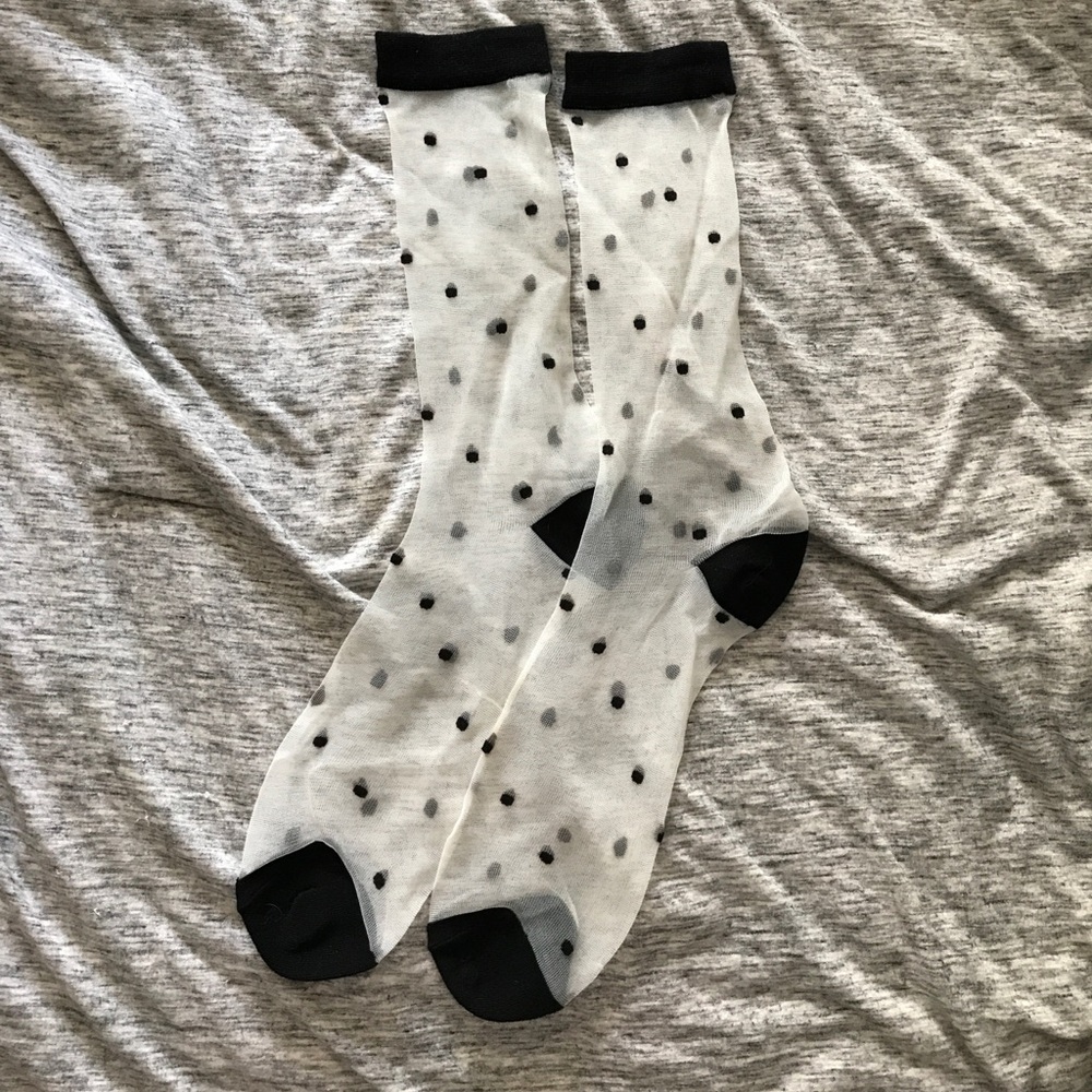 American Apparel sheer socks