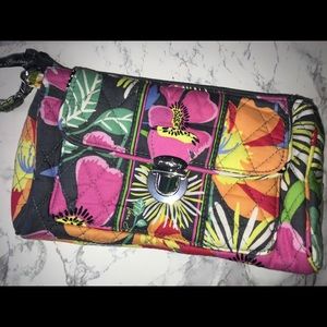 Vera Bradley Large Pushlock Wristlet