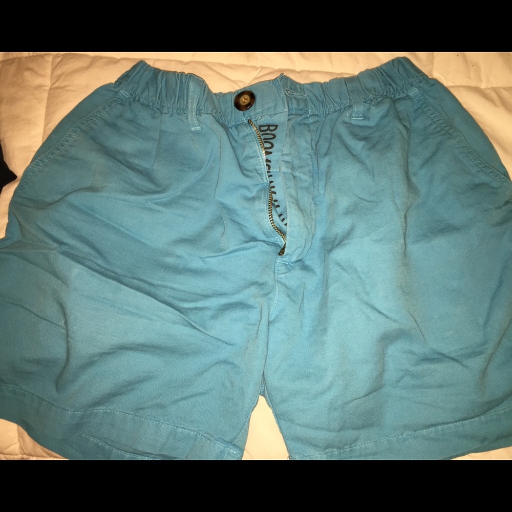 Turquoise chubbies shorts