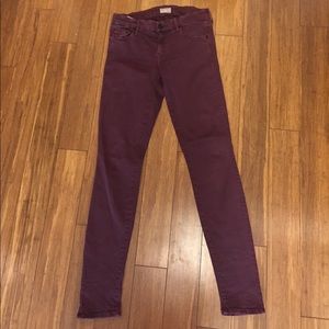 Mother Skinny Colored Jeans