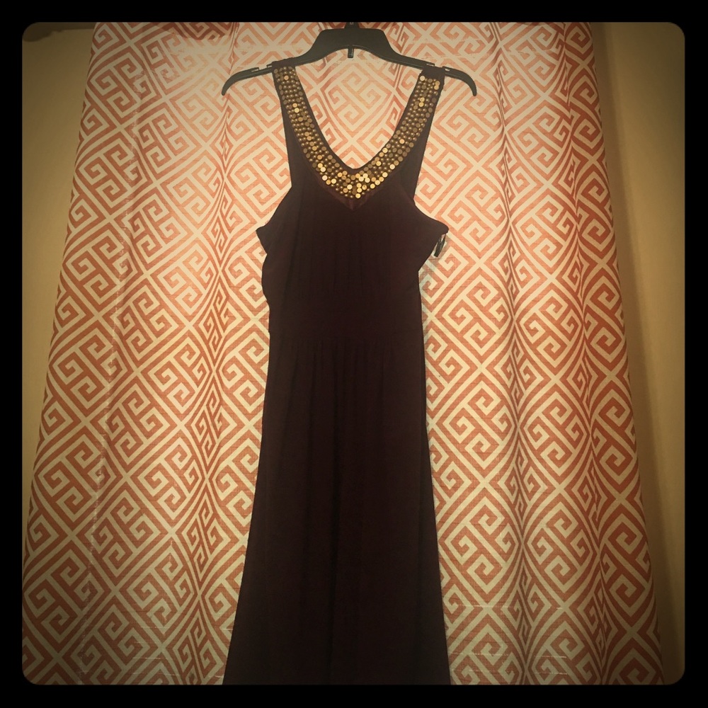NWOT DEEP PURPLE DRESS