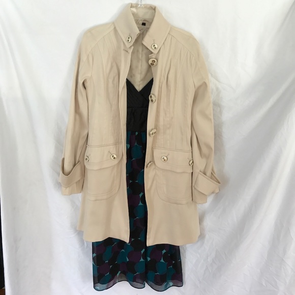 NWOT Neutral Dress Coat - Picture 7 of 7