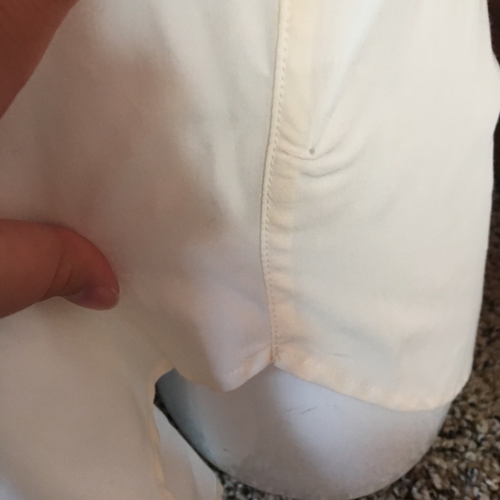 Levi's Cream Colored Button Down - image 5