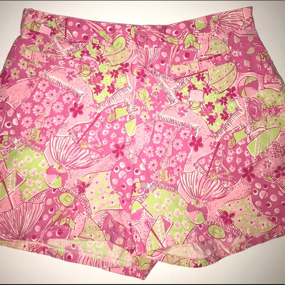 Lily Pulitzer Cotton Printed Shorts - Picture 2 of 8