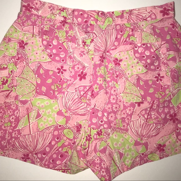 Lily Pulitzer Cotton Printed Shorts - Picture 3 of 8