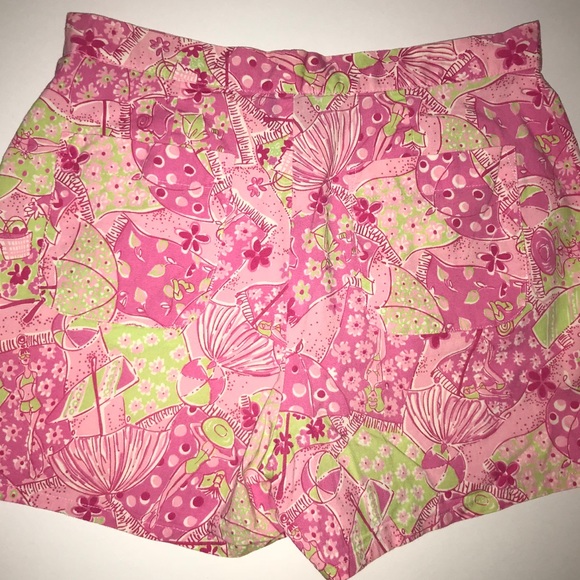 Lily Pulitzer Cotton Printed Shorts - Picture 4 of 8