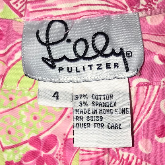 Lily Pulitzer Cotton Printed Shorts - Picture 6 of 8