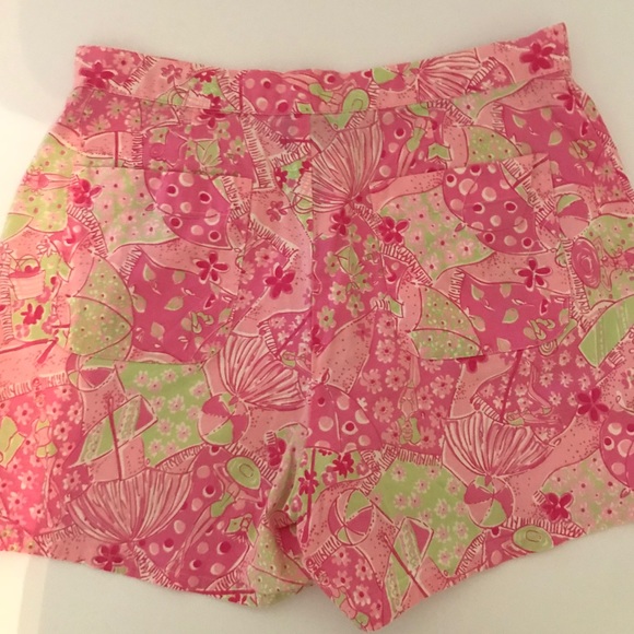 Lily Pulitzer Cotton Printed Shorts - Picture 8 of 8