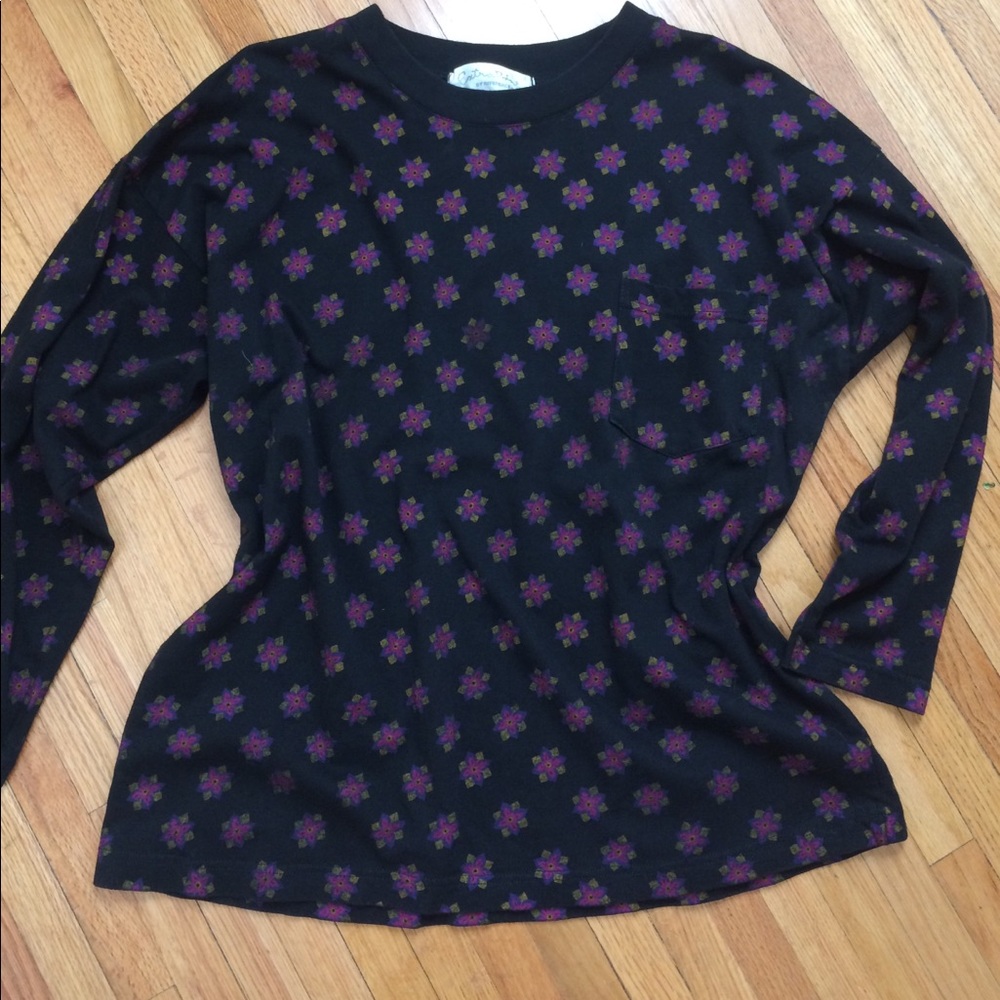 Reference Point pocket tee in cute geometric print