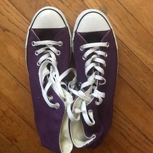 High top purple converse