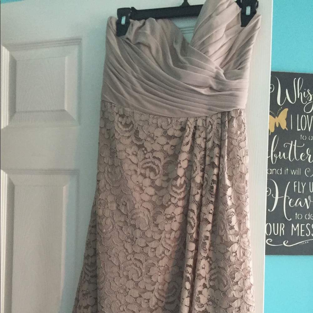 Strapless Semi Formal Dress