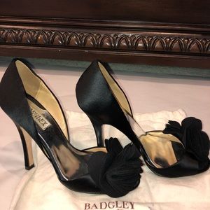 Badgley Mischka Size 7.5 Black Used Heels