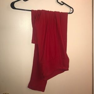 Lularoe red leggings