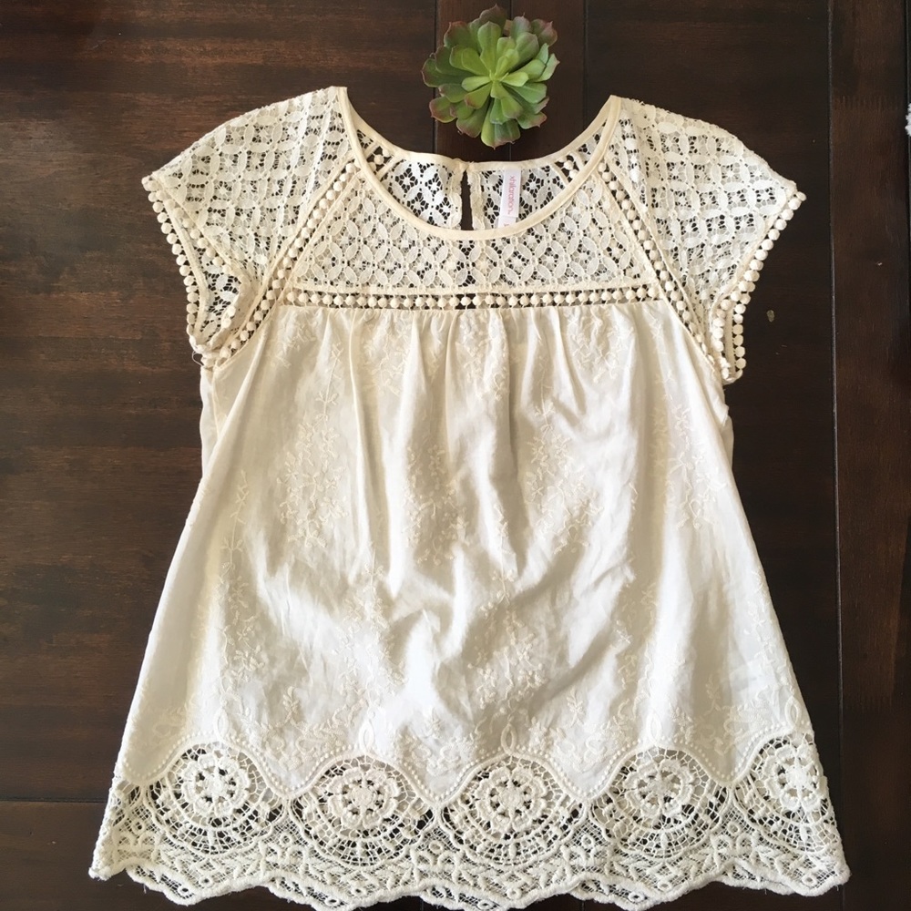Vintage inspired Embroidered blouse