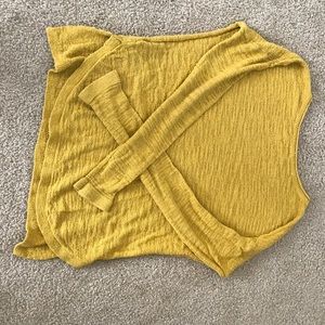 Loft thin yellow sweater size large