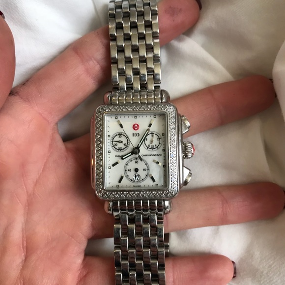 Michele Decco Diamond, Diamond Dial Watch main image 5
