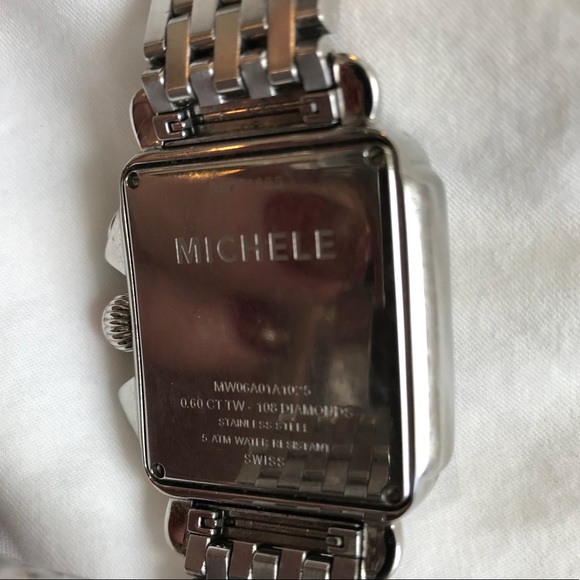 Michele Decco Diamond, Diamond Dial Watch main image 8
