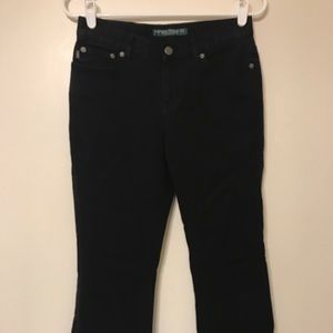 Ralph Lauren Black Jeans Size 4P Petite Exc Cond